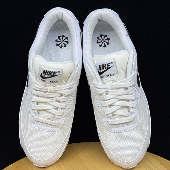 Nike DH8010-101 Air Max 90 White Black Running Sneaker Shoes Women's US Size 10 - Picture 10 of 10
